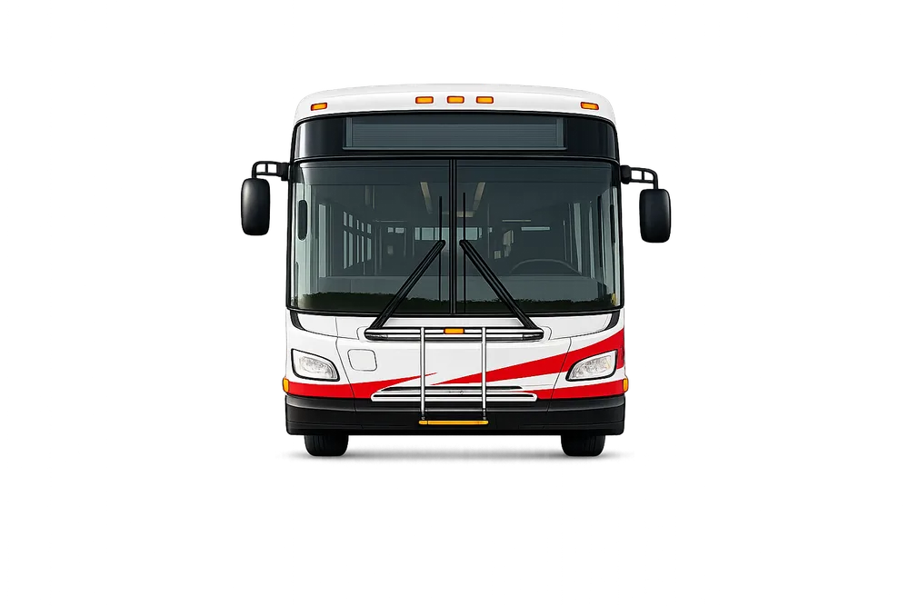Coach, front view