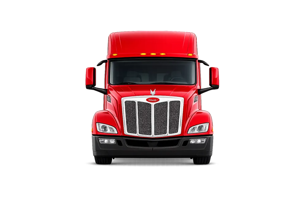 Truck, front view