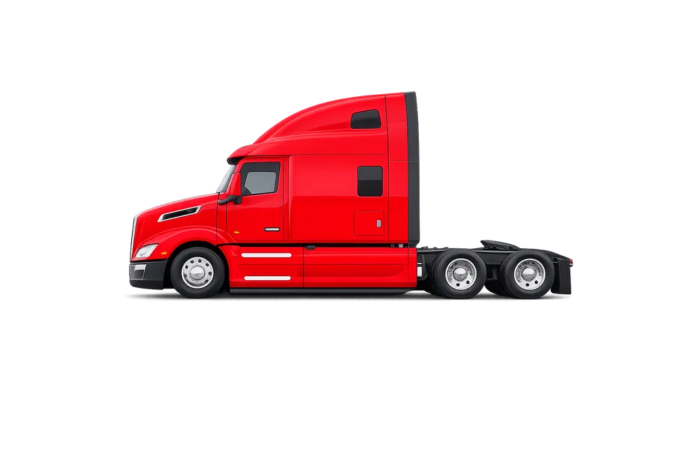 Truck, side view